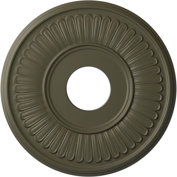 Ekena Millwork Berkshire Ceiling Medallion (Fits Canopies up to 7"), 15 3/4"OD x 3 7/8"ID x 3/4"P, Witch Hazel CM15BEWHF - main